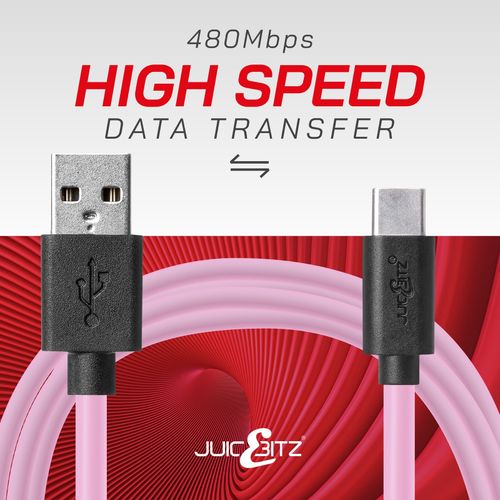JuicEBitz® USB Type A to Type-C Charger Data Cable for Android USB-C Fast Charge — image 5