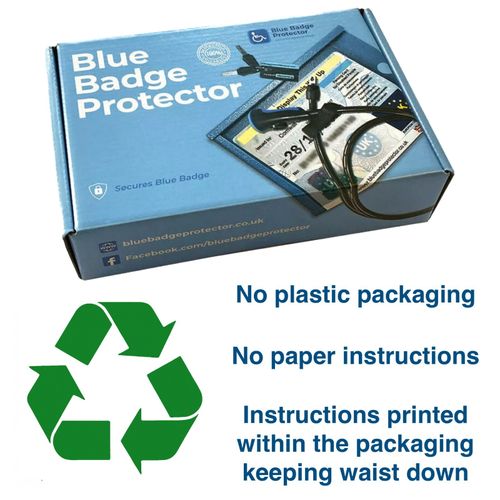 Blue Badge Protector Disabled Holder Anti Theft Lock Security Holder Wallet — image 6