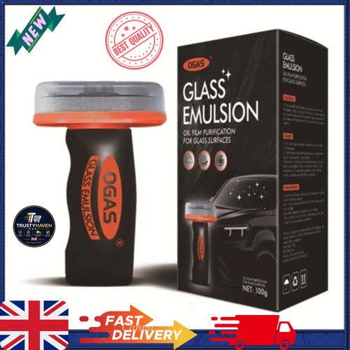 Q4 Glass Guard, Glass Emulsion Cleaner, glass Handle Oil Film Remover Lotion x 1