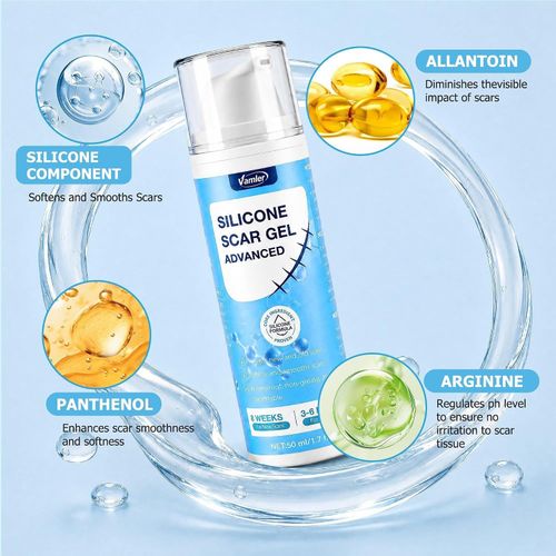 Clinically Proven Silicone Scar Gel 50ML - Smooths & Repairs Scars for All Skin — image 8