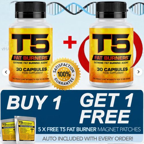 T5 FAT BURNERS CAPSULES STRONGEST LEGAL SLIMMING / DIET & WEIGHT LOSS PILLS