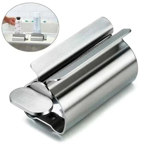 1PC Rolling Toothpaste Tube Squeezer Stainless Steel Dispenser Squeeze Holder UK — image 7