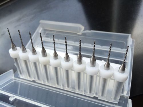 50x Φ0.1mm ~ 3.175mm Carbide Micro Drill Bits CNC PCB Dremel Portable 1/8" Shank — image 11