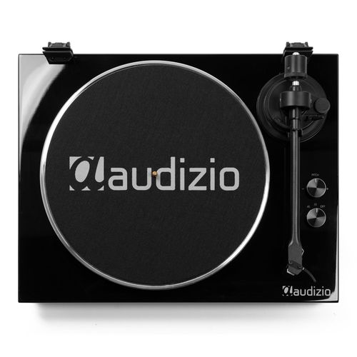 Premium Vinyl Record Player Turntable with Bluetooth In Out Piano Black - Toledo — image 11