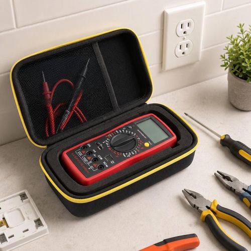 Large Capacity Multimeter Storage Bag Hard Case Tool Organizer Tool Kit — image 5
