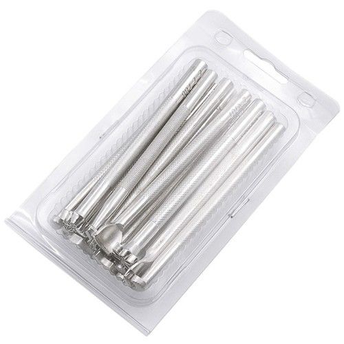 Leather Stamping Tools Set Different Shape Pressing Punch Set Leather Craft Tool