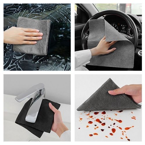 10/20x Thickened Magic Cleaning Cloth Streak Free Microfiber Glass Wiping Rags — image 12
