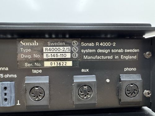 Sonab R4000-2 Vintage Swedish Amplifier Tested and Working Excellent Condition — image 15