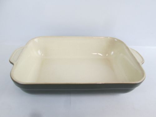 Denby England Olive Green & Cream Rectangular Stoneware Roasting Baking Dish — image 17