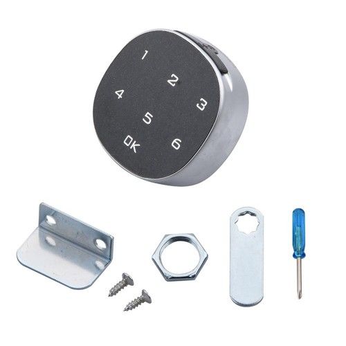 New Touch Screen Electronic Password Lock Wood Cabinet Keypad Drawer Office