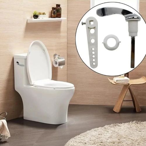 New Universal Toilet Flush Handle Lever Arm Kit Replacement For WC Cistern Tank — image 3
