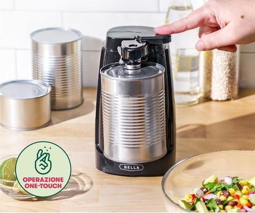 Bella Tall Can Opener With Knife Sharpener UK Plug - Black — image 5