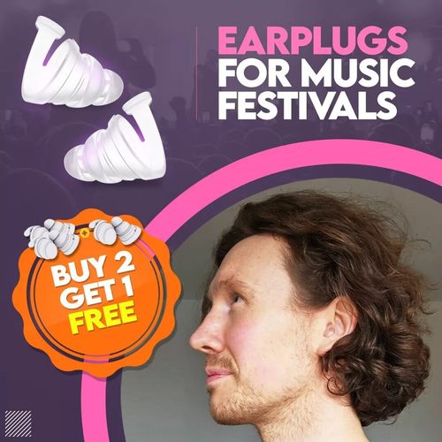 Ear Plugs Music - Silicone Earplugs Music Concerts Clubs Festivals Bartender NEW — image 13