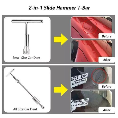66PCS PDR Car Paintless Kit Dent Puller Lifter Repair Removal Hail Glue Gun Tool — image 8