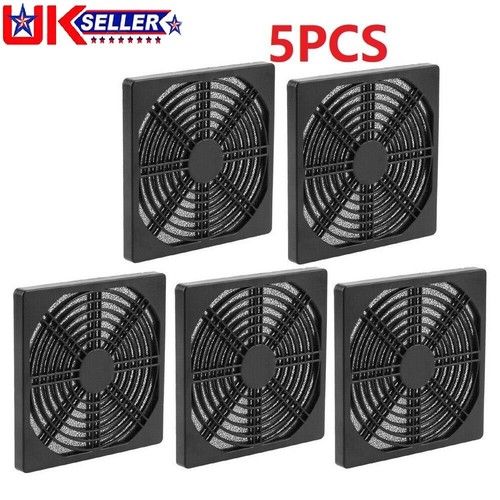 5X Dustproof 120mm Case Fan Dust Filter Guard Grill Protector Cover PC Compute