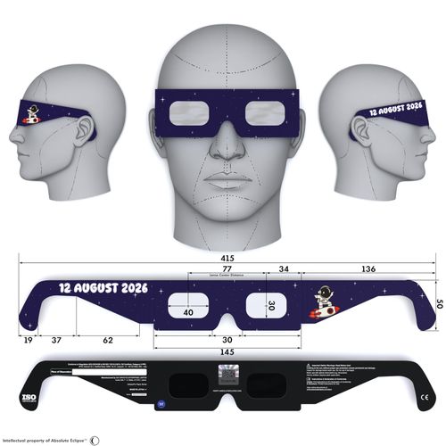 Solar Eclipse Glasses ISO 12312-2 & CE Certified – Safe One Size, Rocketrider — image 2