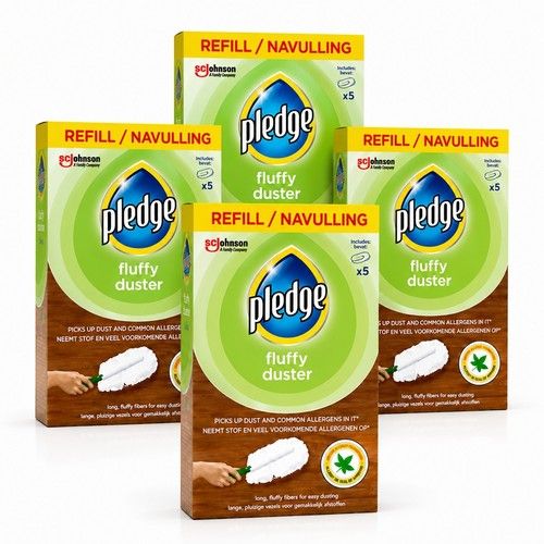 Pledge Fluffy Duster Refills X5 Pack of 4 UK Fast Free Shipping