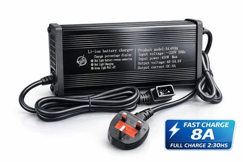 Fast Charger For Eskuta SX-250 Deliverro, Justeat Bike Full Charge In 2.5 hrs