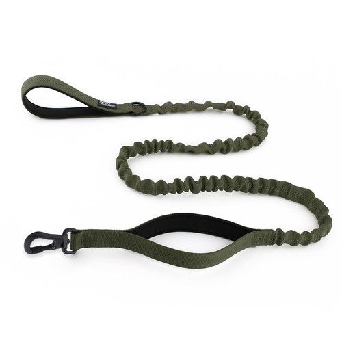 Snootiful Hound Secure Bungee Dog Lead With Locking Carabiner Clip - Anti Shock