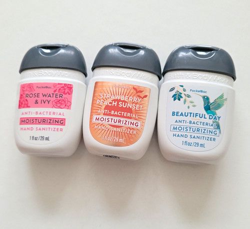 Bath & Body Works PocketBac Hand Sanitiser Antibacterial 29ml x3