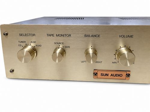 SUN AUDIO SVC-200 Tube Preamplifier ECC82x2 4Input 2Output Tested Same Day Ship — image 9