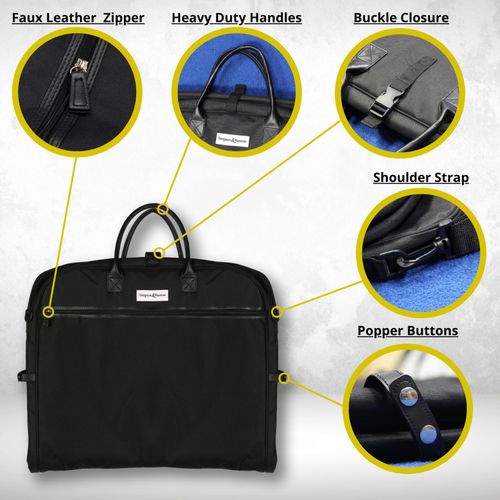 Luxury Travel Luggage Suit Cover Dress Garment Carrier Wardrobe Case Suit — image 3