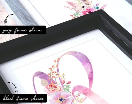 Personalised New Baby Girl Gift, Floral Baby Print Baby Girl Print Birth Details — image 7