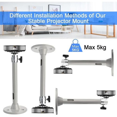 Mini Ceiling Wall Projector Mount Stand Universal Bracket Holder Tilt & Swivel — image 2