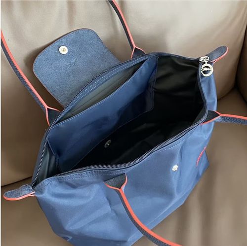 Le Pliage Large Tote Full-Navy Nylon Work Travel Bag Gift For Her UK Anniversary — image 4