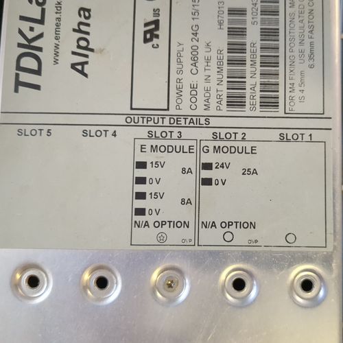 TDK Lambda - Alpha 600w Power Supply Unit — image 5