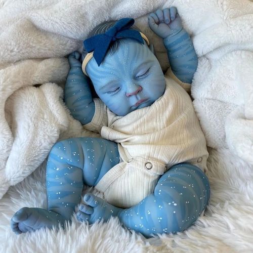 19in Lifelike Reborn Baby Dolls Avatar Peaches Real Handmade Full Body Toy Gift — image 6