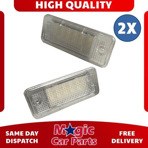License Number Plate Lights LED For Audi A3 A4 S4 A6 C6 RS6 A8 Q7