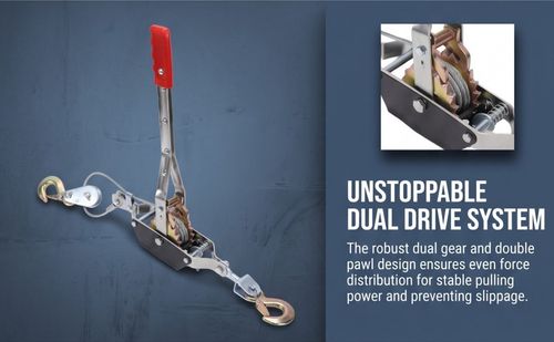 Come Along Winch Heavy Duty Tool For Vehicle Recovery Outdoor Use — image 11