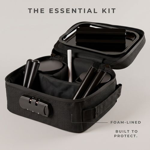 STASHIC Essential Kit - Smell Proof Lockable Case, Glass Jars, Trays & Tubes — image 9