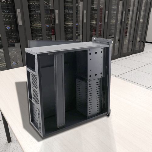 Wall Mount Server Cabinet 4U 18 Rackmount Network Server Case with 80mm Fans — image 11