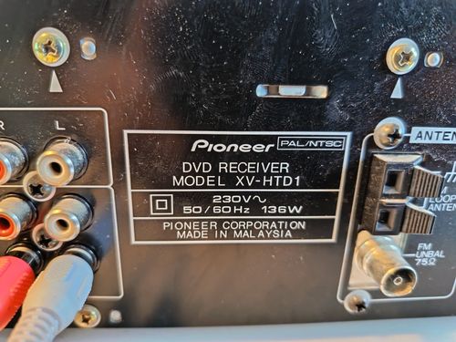 Pioneer 5 Disc DVD/CD Home Theater Receiver XV-HTD1 Fully Working — image 23