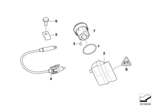 BMW Genuine Ignition Switch Fits E46 E39 E38 E83 E83 LCI E53 E85 E86 61326901961 — image 1