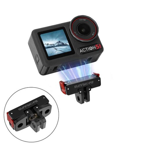 Magnetic Magnetic Mount Adapter for OSMO Action 5 Pro/4/3/2 Action Camera — image 1