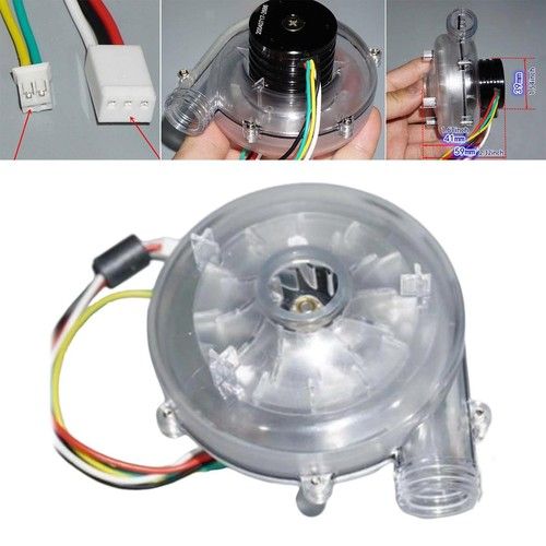 Mini Brushless Motor Fan 12V-24V Easy Installation Turbos Blower Fan for DIY