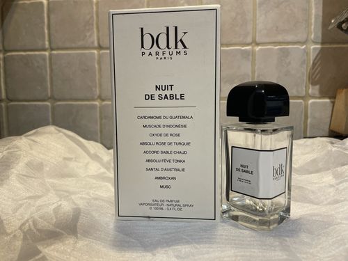 EMPTY BDK PARFUMS NUIT DE SABLE 100ML EAU DE PARFUM WITH BOX FOR COLLECTORS — image 2