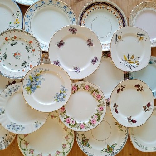 Mismatch China Pretty Vintage Cups, Saucers, Side Plates & Tea Sets - Lucky Dip