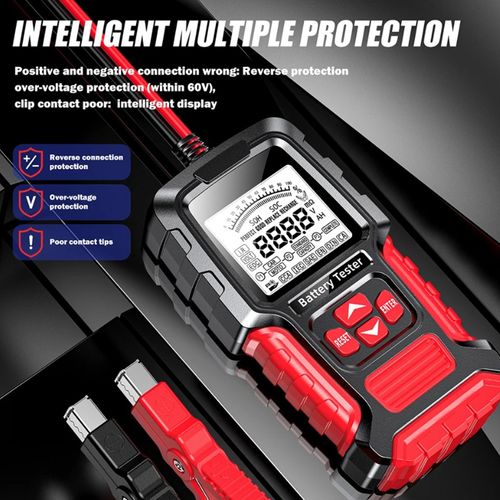 12V 24V Car Battery Tester LCD Load Analyzer Cranking Charging Diagnostic Tool — image 9