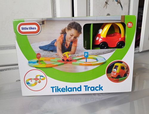 Little Tikes Tikeland Track Playset with Car, Pre-School Playset new in box 