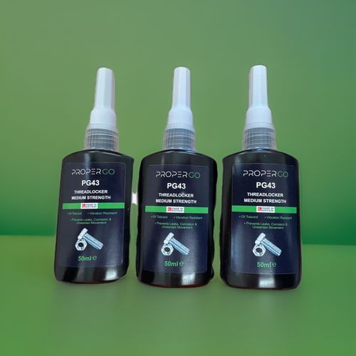 PROPERGO PG43 THREADLOCKER MEDIUM STRENGTH 50ML  OIL TOLERANT — image 2
