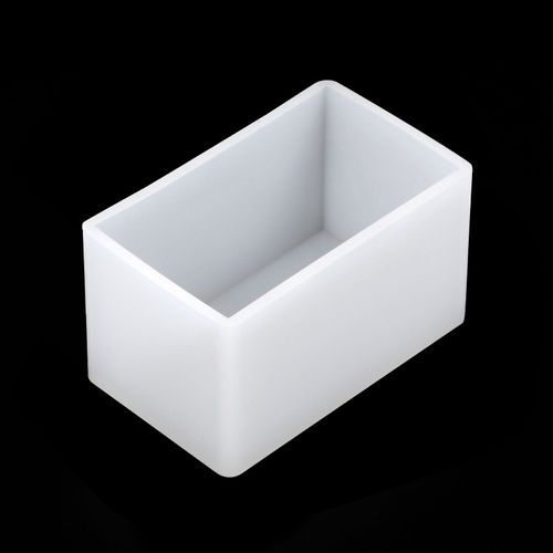 Rectangle Silicone Resin Mold Epoxy Resin Mold 4.2"x2.6" Cube Casting Mold — image 3