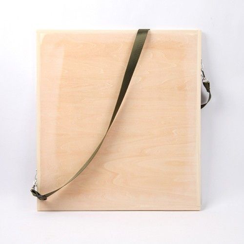 Wood Artist Sketch Board with Storage Drawer Durable Light Yellow Drawing Board