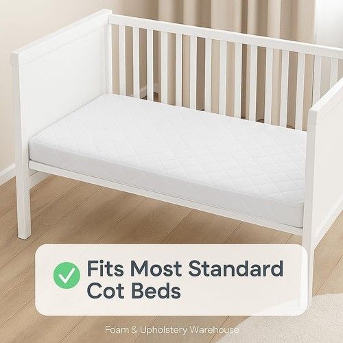 Baby Toddler Cot bed Mattress Breathable Quilted & Waterproof 140 x 70