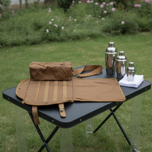 Bartender Tool Bag Canvas Travel Gear Shoulder Strap — image 2
