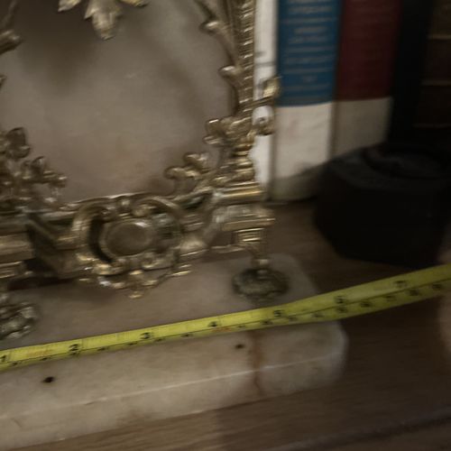 Antique French Gothic Tower  Style Gilt Brass Boudoir Mantel Clock c1885 — image 11