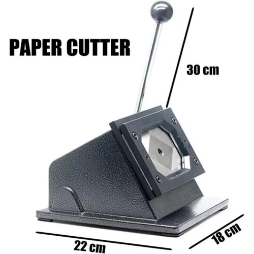 80*53mm  Rectangle Fridge Magnet Making Machine with Cutter and 150 pcs Material — image 7
